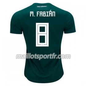Maillot de Foot Mexique M.Fabian 8 Domicile Coupe du monde 2018